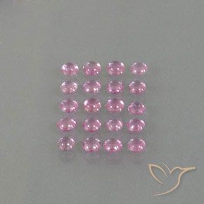 3,30 ct natürliche rosafarbener Saphir-Edelsteine, Rundschliff, Transparent
