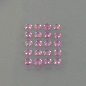 3,80 ct natürliche rosafarbener Saphir-Edelsteine, Rundschliff, Transparent