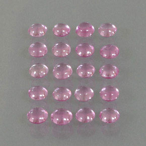 3,80 ct natürliche rosafarbener Saphir-Edelsteine, Rundschliff, Transparent