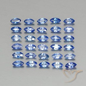2.73 ct natürliche Mittleres Dunkelblau Saphir-Edelsteine, Marquise, VVS-VS