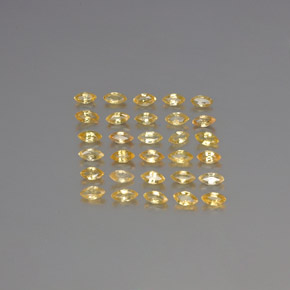 3,37 ct natürliche gelber Saphir-Edelsteine, Marquise, VVS-VS