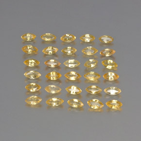 3,37 ct natürliche gelber Saphir-Edelsteine, Marquise, VVS-VS