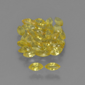 3,34 ct natürliche gelber Saphir-Edelsteine, Marquise, VVS-VS