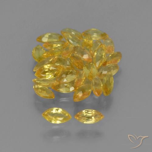 2.83 ct natürliche Gelb Saphir-Edelsteine, Marquise, VVS-VS
