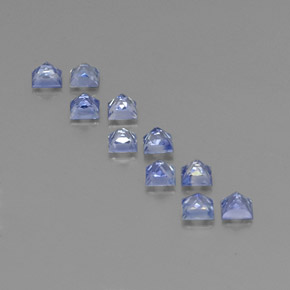 2,44 ct natürliche blauer Saphir-Edelsteine, Quadrat, VVS-VS