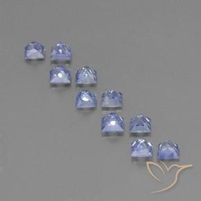 2,56 ct natürliche blauer Saphir-Edelsteine, Quadrat, VS