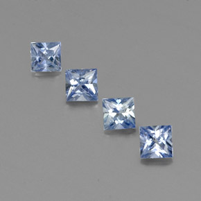  ct natürliche blauer Saphir-Edelsteine, Quadrat, VS