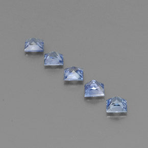  ct natürliche blauer Saphir-Edelsteine, Quadrat, VVS-VS