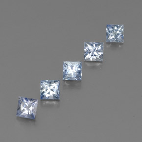  ct natürliche blauer Saphir-Edelsteine, Quadrat, VS