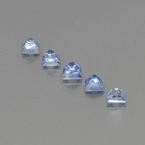  ct natürliche blauer Saphir-Edelsteine, Quadrat, VS