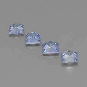  ct natürliche blauer Saphir-Edelsteine, Quadrat, VVS-VS