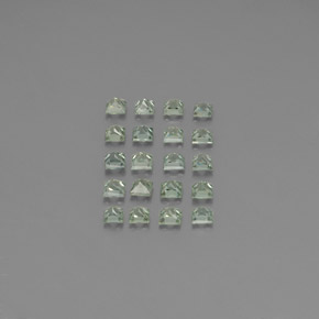  ct natürliche grüner Saphir-Edelsteine, Quadrat, VVS-VS