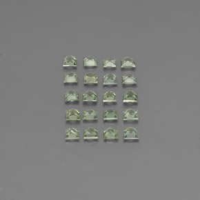  ct natürliche grüner Saphir-Edelsteine, Quadrat, VVS-VS