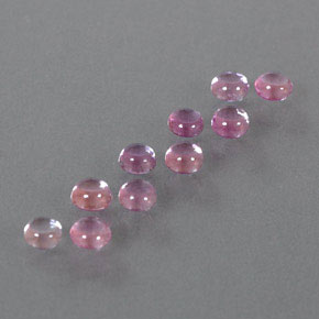 2,49 ct natürliche mehrfarbiger Saphir-Edelsteine, Rundschliff, Transparent
