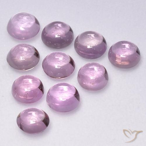 2.27 ct natürliche Sehr helles Rosa Saphir-Edelsteine, Runden, Transparent