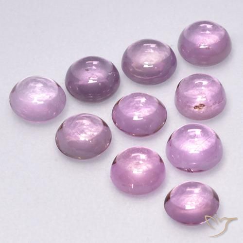 2.27 ct natürliche Sehr helles Rosa Saphir-Edelsteine, Runden, Transparent