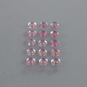 2,85 ct natürliche rosafarbener Saphir-Edelsteine, Rundschliff, Transparent