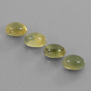 3,67 ct natürliche grüner Saphir-Edelsteine, Transparent, Transparent / Lichtdurchlässig