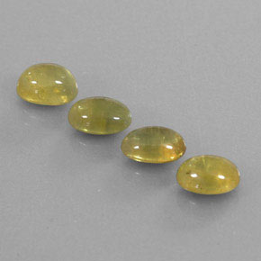 4,90 ct natürliche grüner Saphir-Edelsteine, Transparent, Transparent / Lichtdurchlässig
