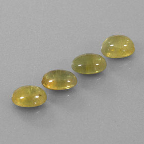 4,90 ct natürliche grüner Saphir-Edelsteine, Transparent, Transparent / Lichtdurchlässig