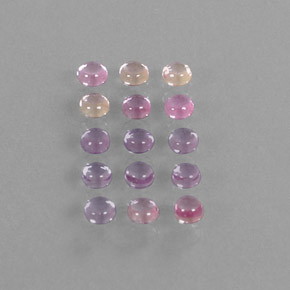 2,73 ct natürliche mehrfarbiger Saphir-Edelsteine, Rundschliff, Transparent