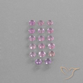 3,05 ct natürliche rosafarbener Saphir-Edelsteine, Rundschliff, Transparent