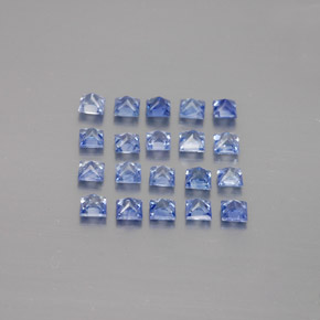  ct natürliche blauer Saphir-Edelsteine, Quadrat, VVS-VS