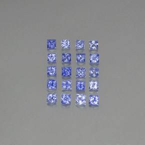 1,92 ct natürliche blauer Saphir-Edelsteine, Quadrat, VVS-VS