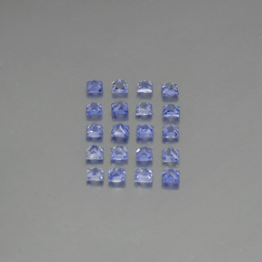 1,92 ct natürliche blauer Saphir-Edelsteine, Quadrat, VVS-VS