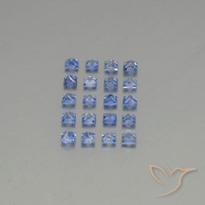 1,86 ct natürliche blauer Saphir-Edelsteine, Quadrat, VVS-VS