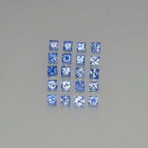 ct natürliche blauer Saphir-Edelsteine, Quadrat, VVS-VS