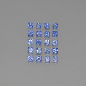  ct natürliche blauer Saphir-Edelsteine, Quadrat, VVS-VS