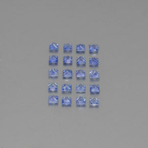  ct natürliche blauer Saphir-Edelsteine, Quadrat, VVS-VS