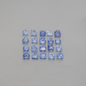  ct natürliche blauer Saphir-Edelsteine, Quadrat, VVS-VS