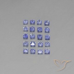 2,14 ct natürliche blauer Saphir-Edelsteine, Quadrat, VVS-VS