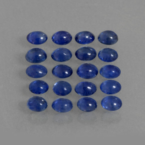  ct natürliche blauer Saphir-Edelsteine, Oval Schliff, Lichtdurchlässig