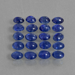  ct natürliche blauer Saphir-Edelsteine, Oval Schliff, Lichtdurchlässig