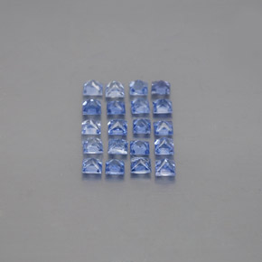  ct natürliche blauer Saphir-Edelsteine, Quadrat, VVS-VS