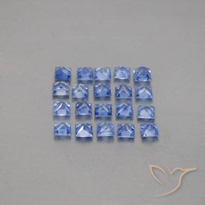 2,49 ct natürliche blauer Saphir-Edelsteine, Quadrat, VVS-VS