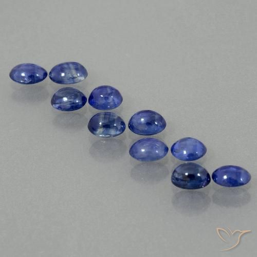 3.01ctw Natürlicher tiefblau Saphir, Oval, Lichtdurchlässig