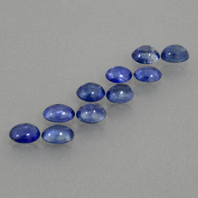  ct natürliche blauer Saphir-Edelsteine, Oval Schliff, Lichtdurchlässig