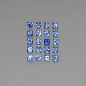 3,67 ct natürliche blauer Saphir-Edelsteine, Quadrat, VVS-VS