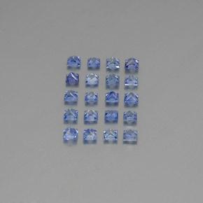 3,67 ct natürliche blauer Saphir-Edelsteine, Quadrat, VVS-VS
