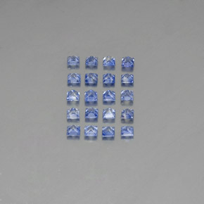  ct natürliche blauer Saphir-Edelsteine, Quadrat, VVS-VS