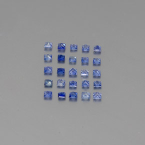  ct natürliche blauer Saphir-Edelsteine, Quadrat, VVS-VS