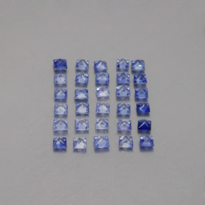  ct natürliche blauer Saphir-Edelsteine, Quadrat, VVS-VS