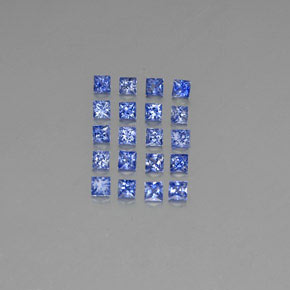  ct natürliche blauer Saphir-Edelsteine, Quadrat, VVS-VS