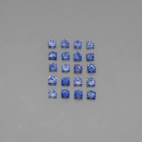  ct natürliche blauer Saphir-Edelsteine, Quadrat, VVS-VS