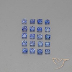 2.13 ct natürliche Mittleres Dunkelblau Saphir-Edelsteine, Quadrat, VVS-VS