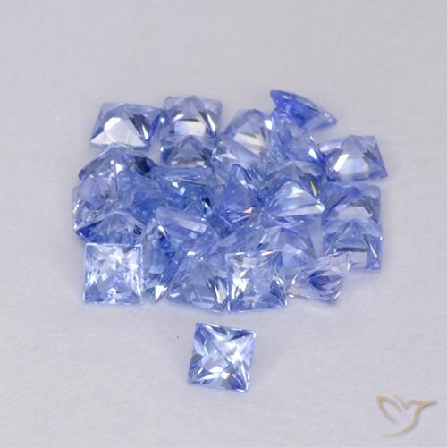 1.82 ct natürliche hellblau Saphir-Edelsteine, Quadrat, VVS-VS